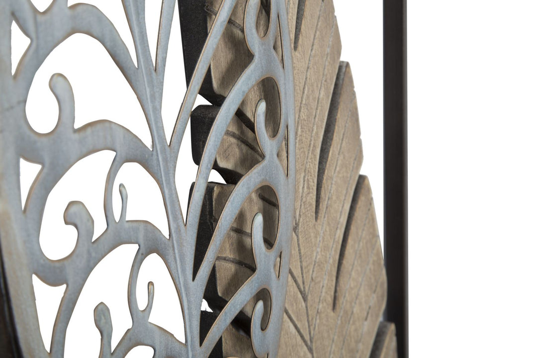 Metall Blatt Wanddekoration (Moderne Skulptur)