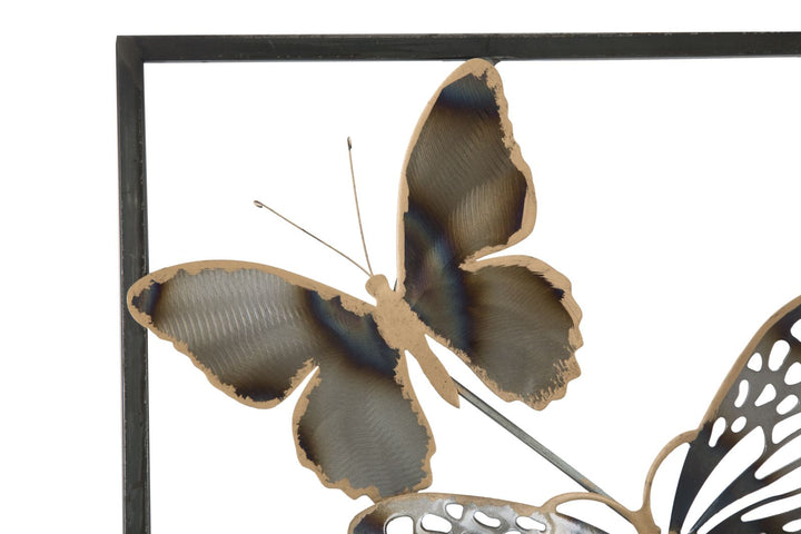 Metall Schmetterling Wanddekoration im Rahmen