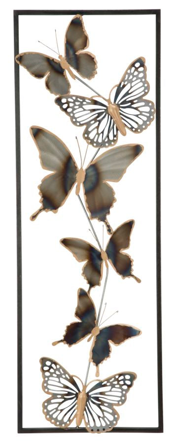 Metall Schmetterling Wanddekoration im Rahmen