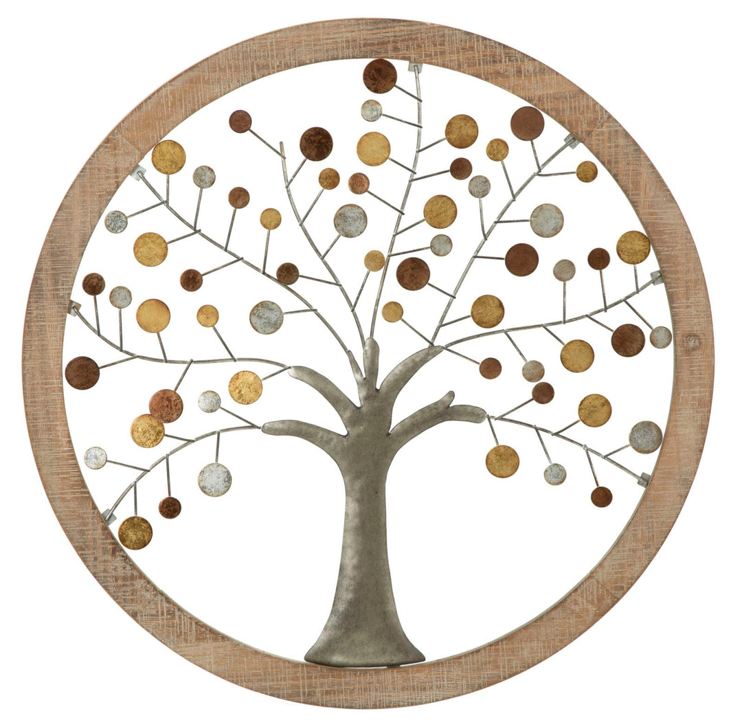 Metall Holz Wanddekoration (Moderne Skulptur)