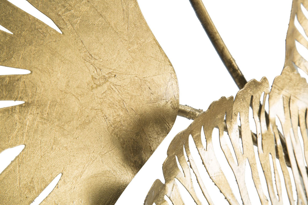 Gold Blume Wanddekoration (Moderne Skulptur)