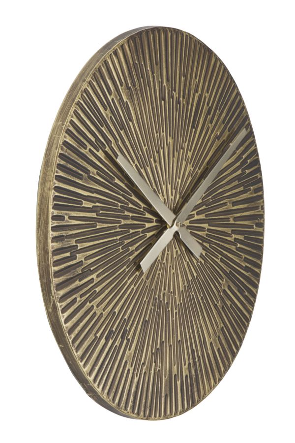 Bronze Wanduhr aus Metall
