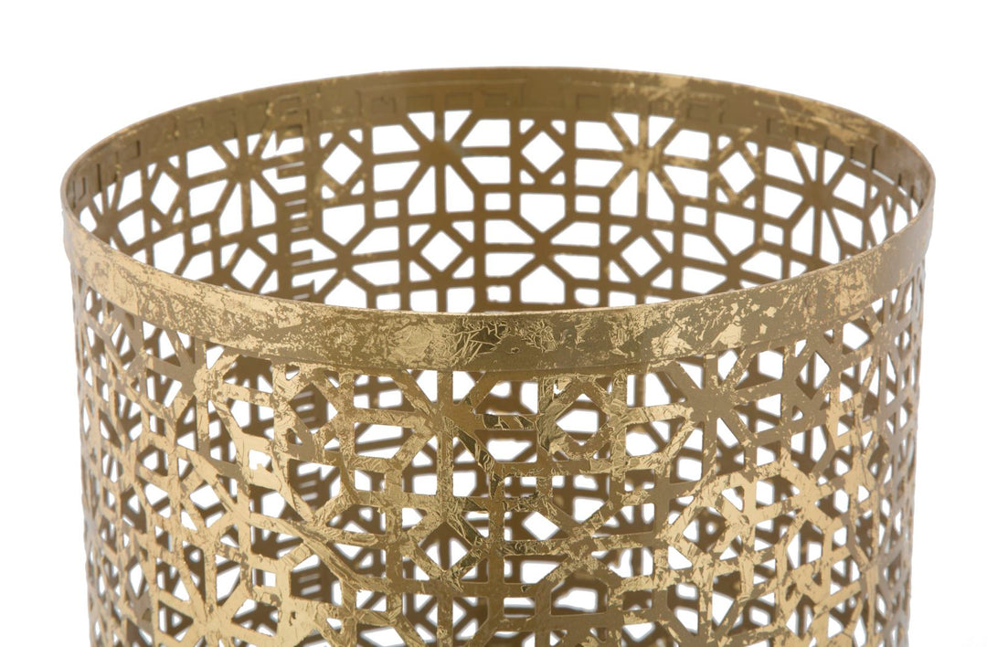 Regenschirmhalter aus Metall in Gold
