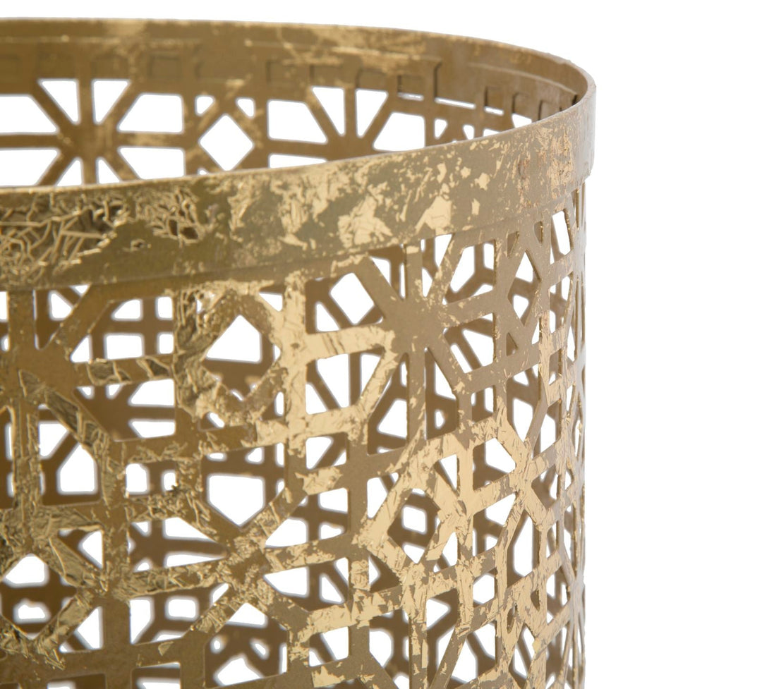 Regenschirmhalter aus Metall in Gold