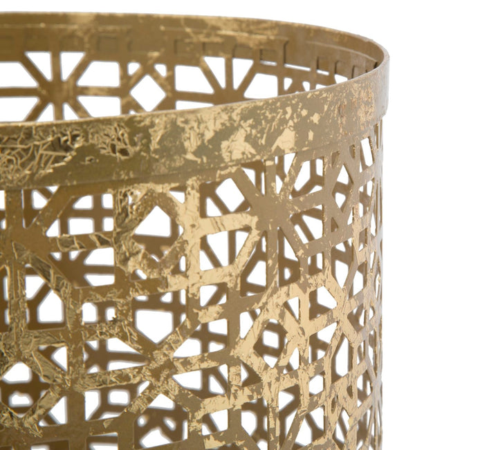 Regenschirmhalter aus Metall in Gold