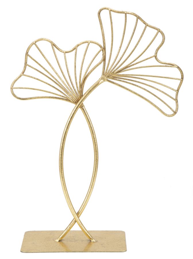 Goldene Blumendekoration (Moderne Skulptur)