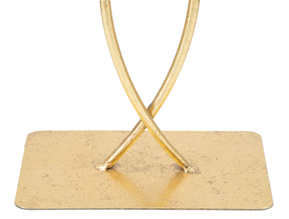 Goldene Blumendekoration (Moderne Skulptur)
