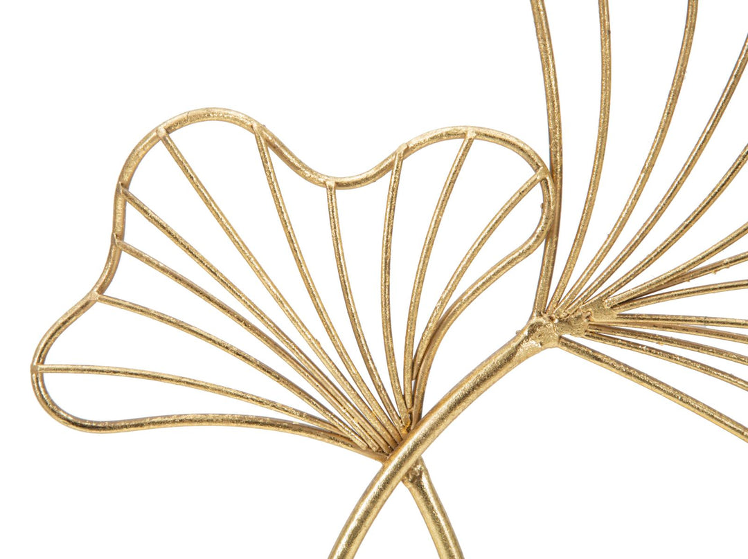 Goldene Blumendekoration (Moderne Skulptur)