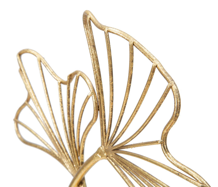 Goldene Blumendekoration (Moderne Skulptur)