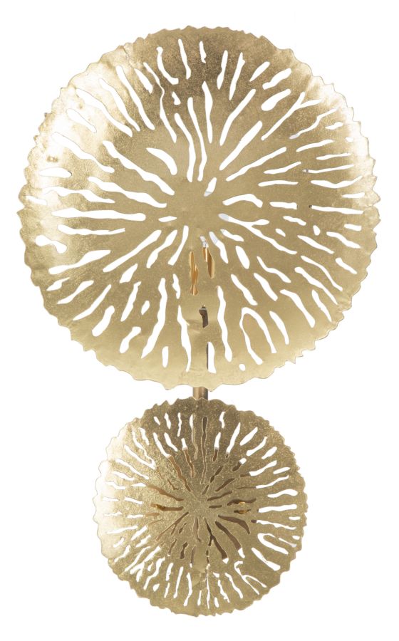 Gold Metall Runde Wandleuchte