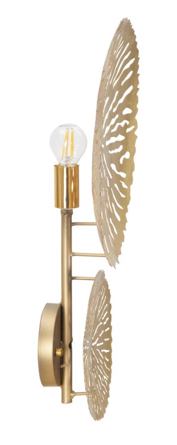 Gold Metall Runde Wandleuchte