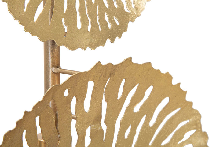 Gold Metall Runde Wandleuchte