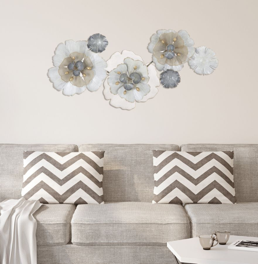 Metall Blume Wanddekoration