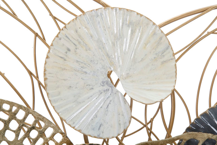 Metall-Blatt-Muster Wanddekoration