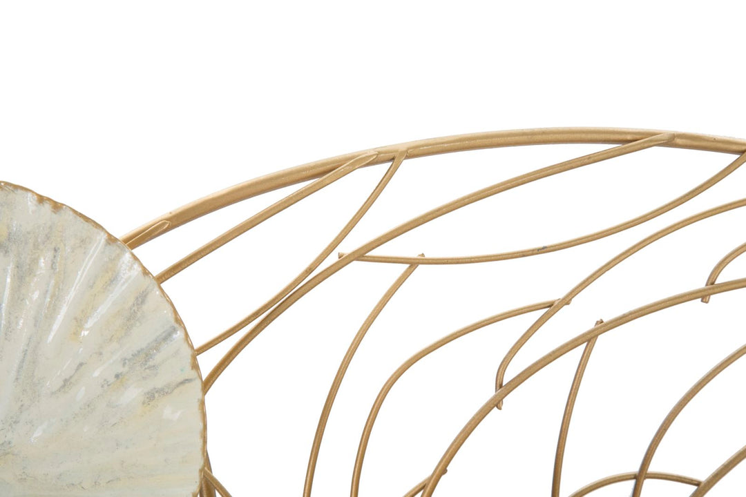 Metall-Blatt-Muster Wanddekoration
