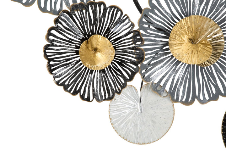 Metall Blume Wanddekoration