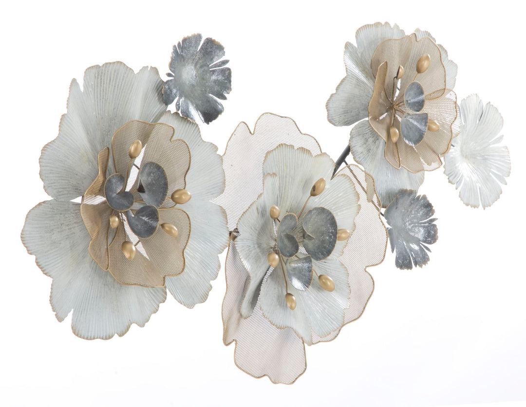 Metall Blume Wanddekoration