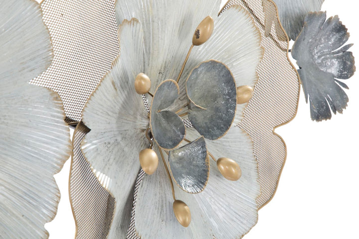 Metall Blume Wanddekoration