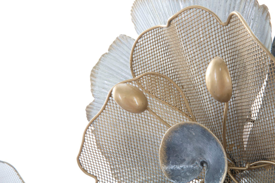 Metall Blume Wanddekoration