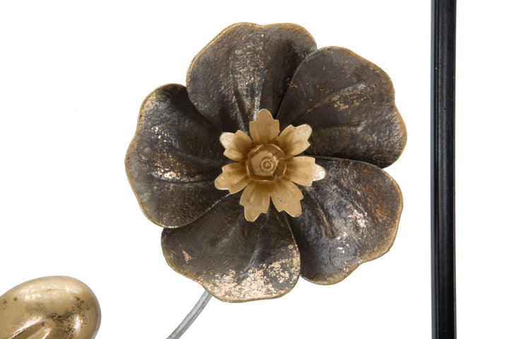Metall Floral Wanddekoration im Rahmen