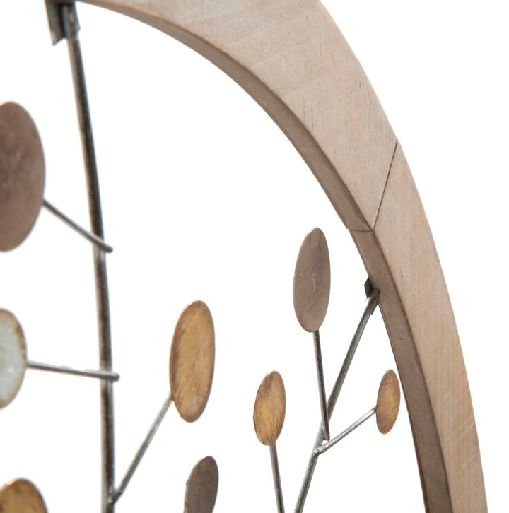 Metall & Holz Baum des Lebens Wanddekoration