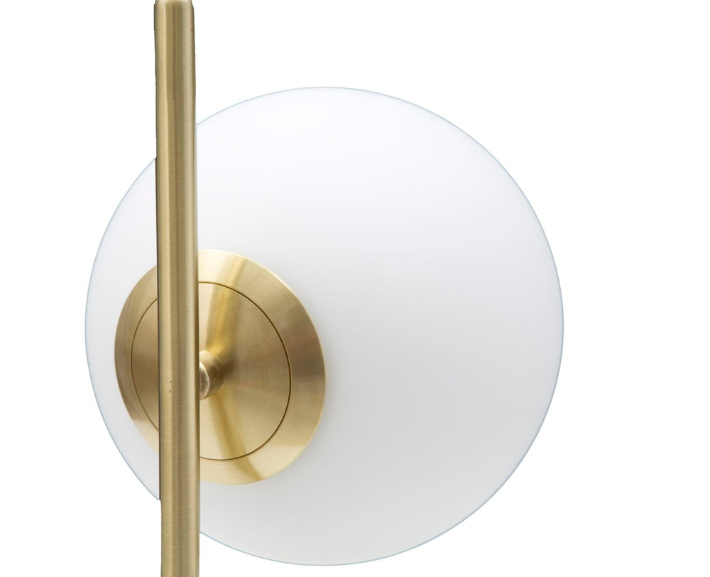 Goldene Wandlampe mit rundem Rand (Moderne Dekoration)
