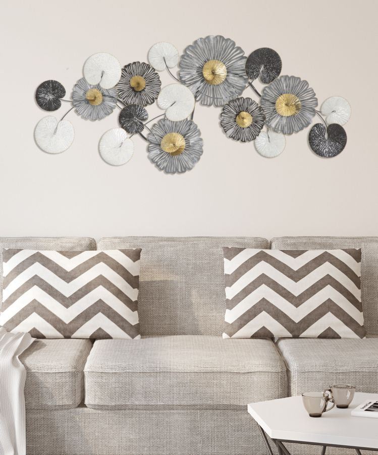 Metall Blume Wanddekoration
