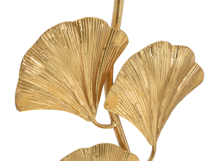 Tischlampe mit Blattgoldmuster