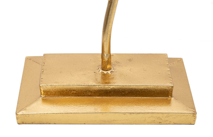 Tischlampe mit Blattgoldmuster