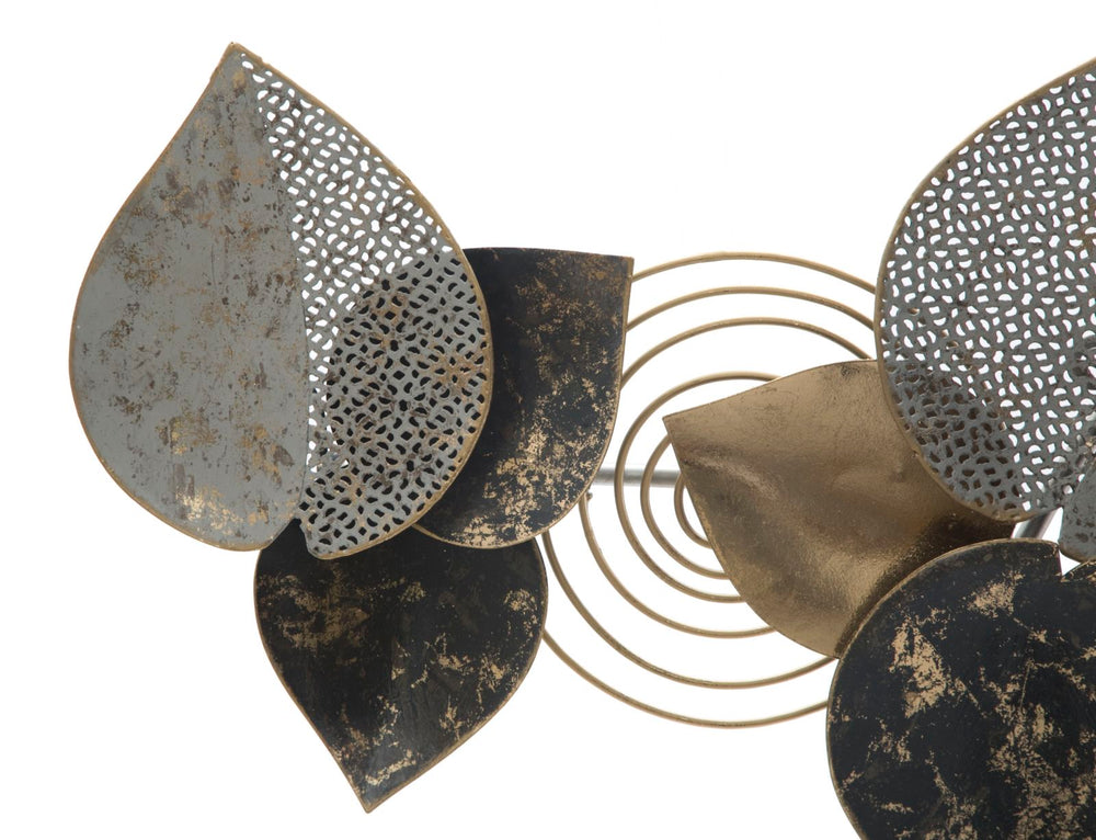 Metall-Blatt-Muster Wanddekoration
