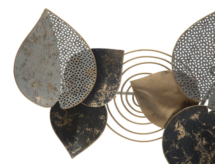 Metall-Blatt-Muster Wanddekoration