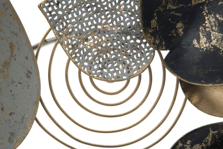 Metall-Blatt-Muster Wanddekoration