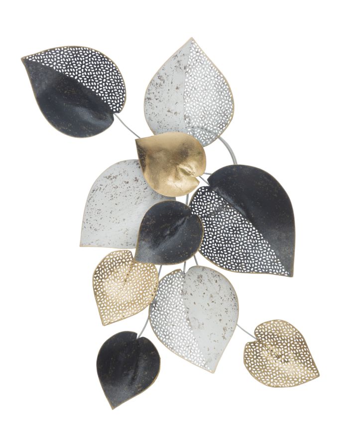 Metall-Blatt-Muster Wanddekoration
