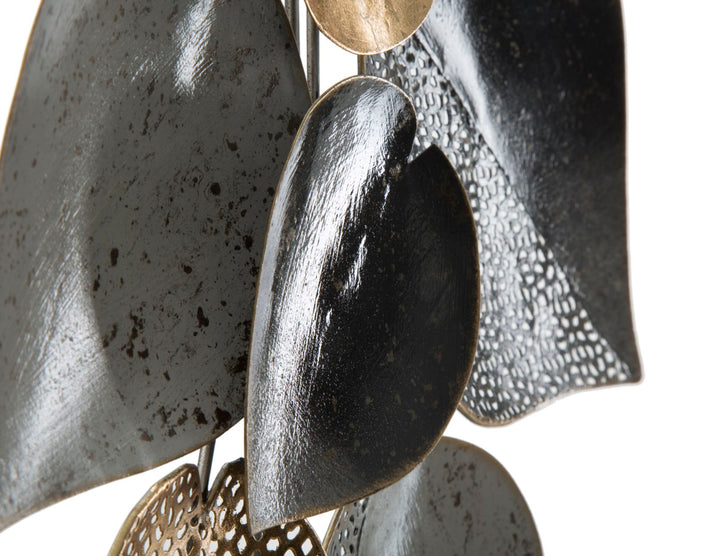 Metall-Blatt-Muster Wanddekoration