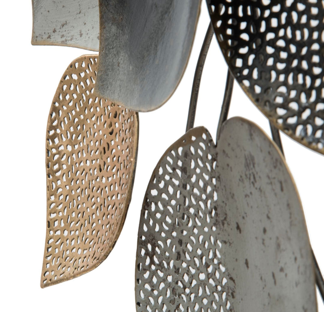Metall-Blatt-Muster Wanddekoration