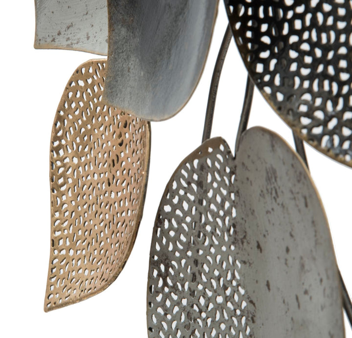 Metall-Blatt-Muster Wanddekoration