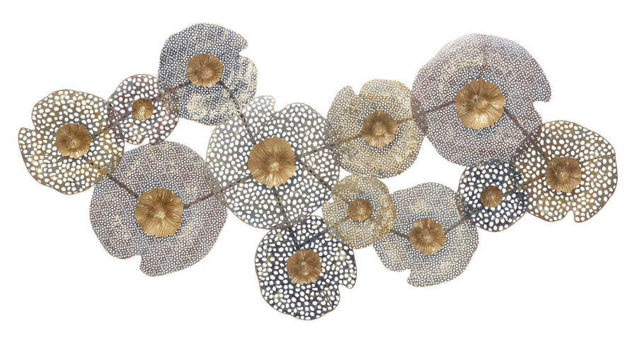 Metall Runde Blume Wanddekoration