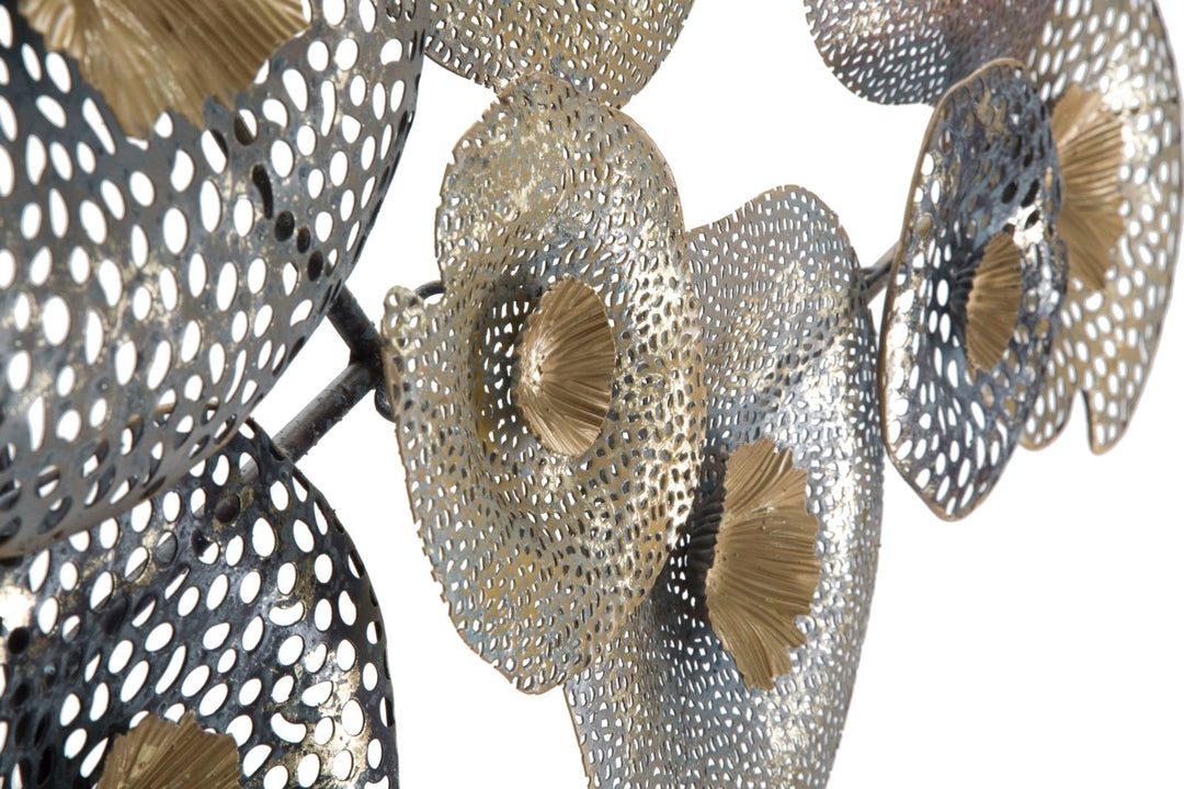 Metall Runde Blume Wanddekoration