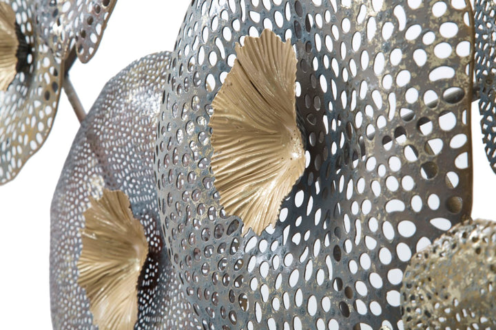Metall Runde Blume Wanddekoration