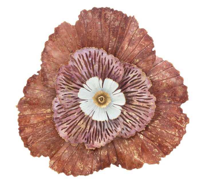 Große rote Blume Wanddekoration