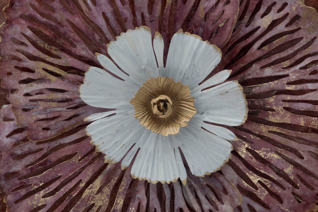 Große rote Blume Wanddekoration