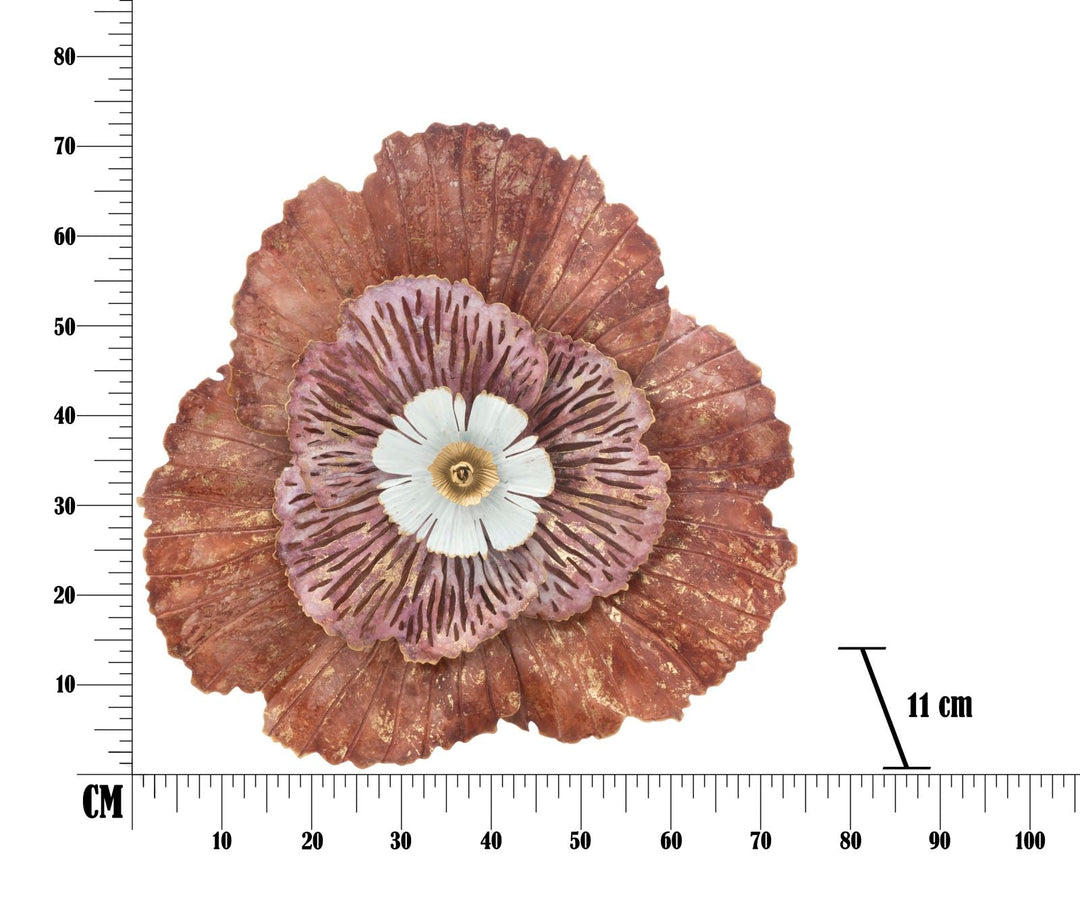 Große rote Blume Wanddekoration