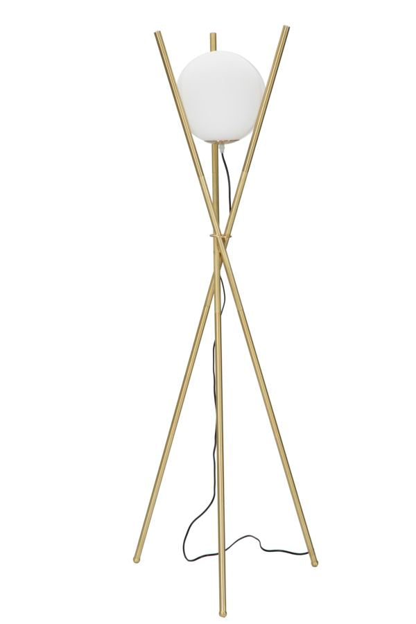 Goldene Metall Stehlampe