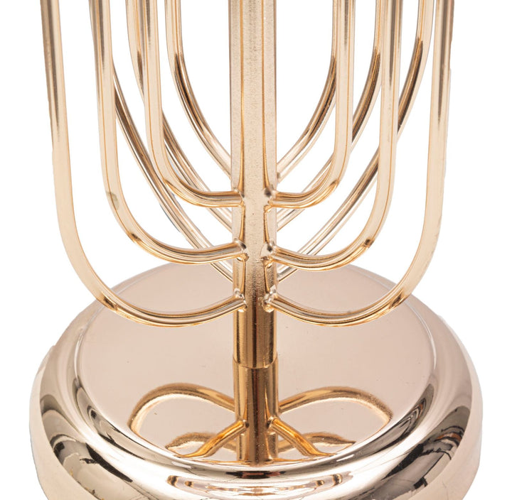 Gold und Rosa Metall Tischlampe