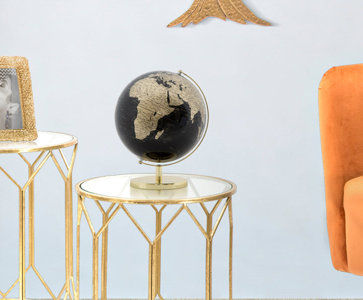Gold & Schwarzer Globus (Moderne Dekoration)