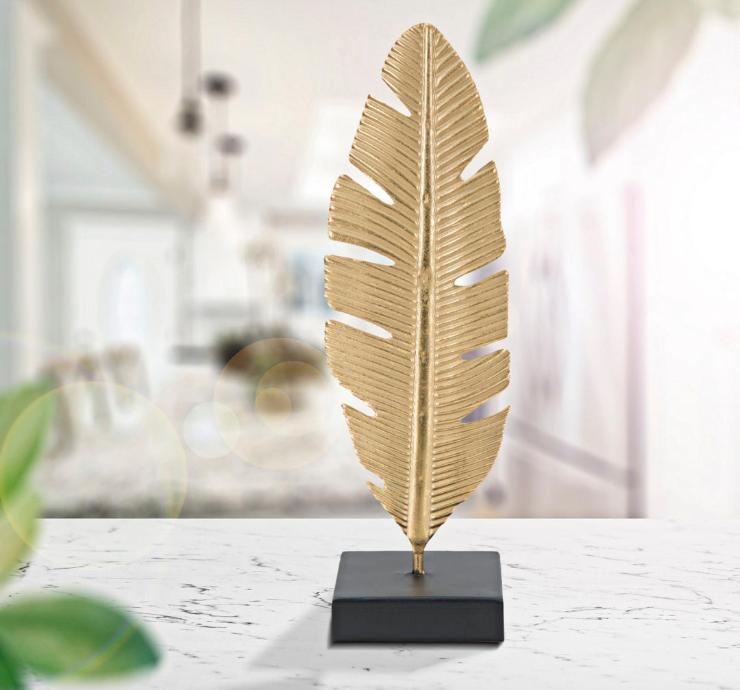 Blattgoldmuster Dekoration (Moderne Skulptur)