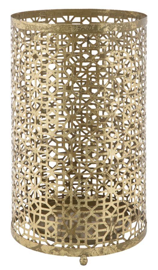 Regenschirmhalter aus Metall in Gold