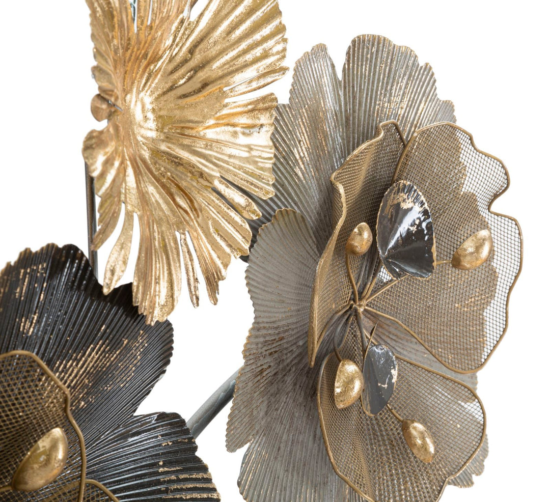 Metall Blume Wanddekoration