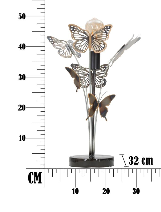 Schmetterling Tischlampe aus Metall