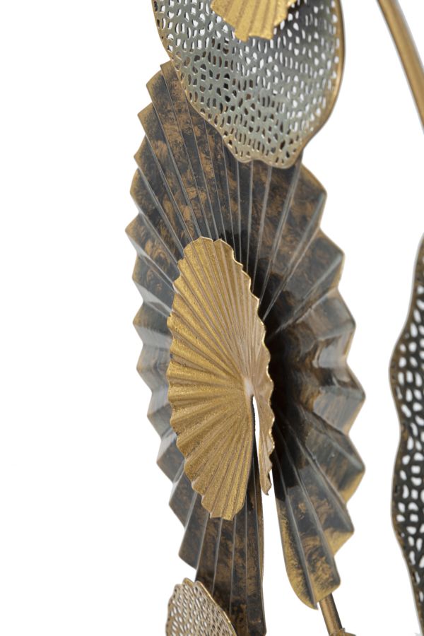 Metall Lily Leaf Bouquet Wanddekoration